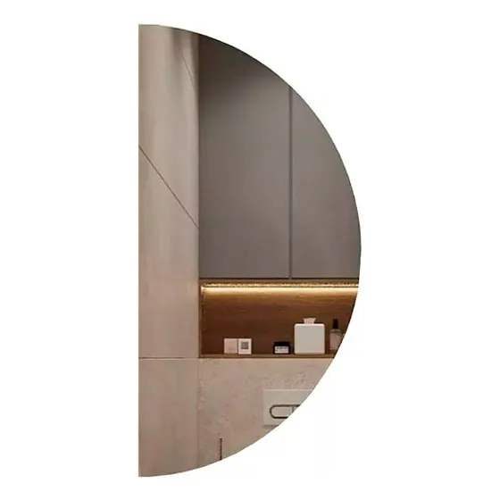 Espelho Meia Lua 120x60 Lavabo Banheiro Led Grande 
