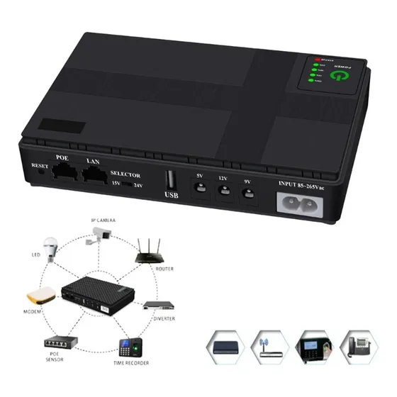 Mini Ups Para Módem 5v/9v/12v Usb 18w Internet Poe