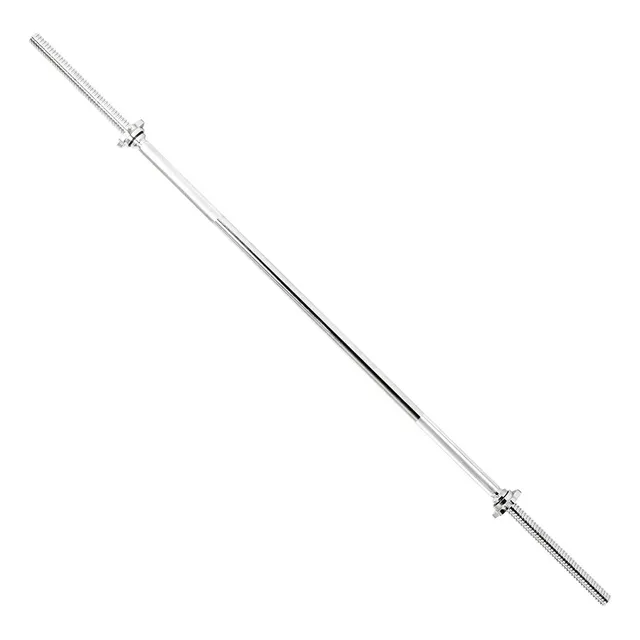 Barra Larga Para Pesa Recta 60 Pulgadas 152cm Rosca Gimnasio
