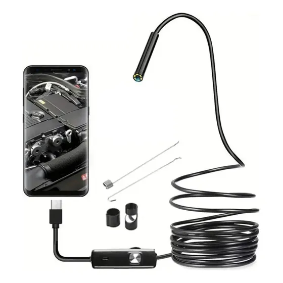 Camara Telefono Celular O Pc Endoscopio Cable 1m
