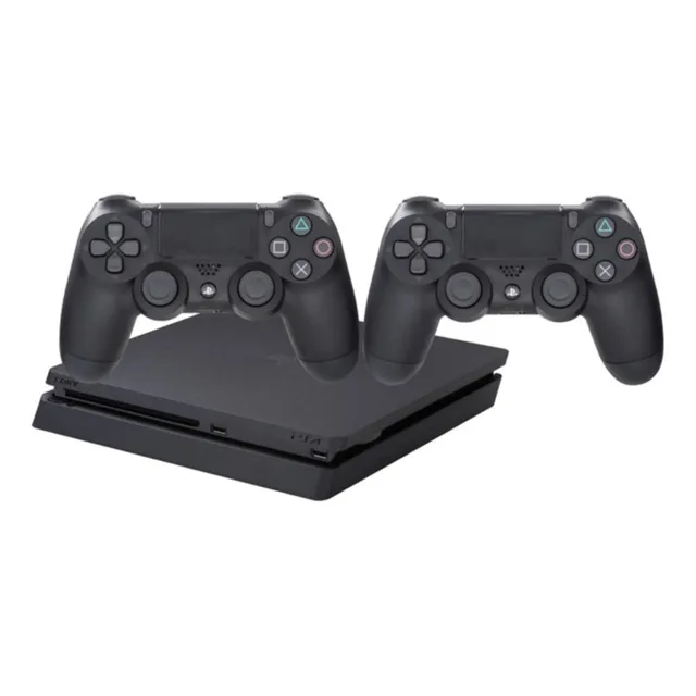 Sony PlayStation 4 Slim 1TB Extra DualShock 4 Controller color negro azabache 2023