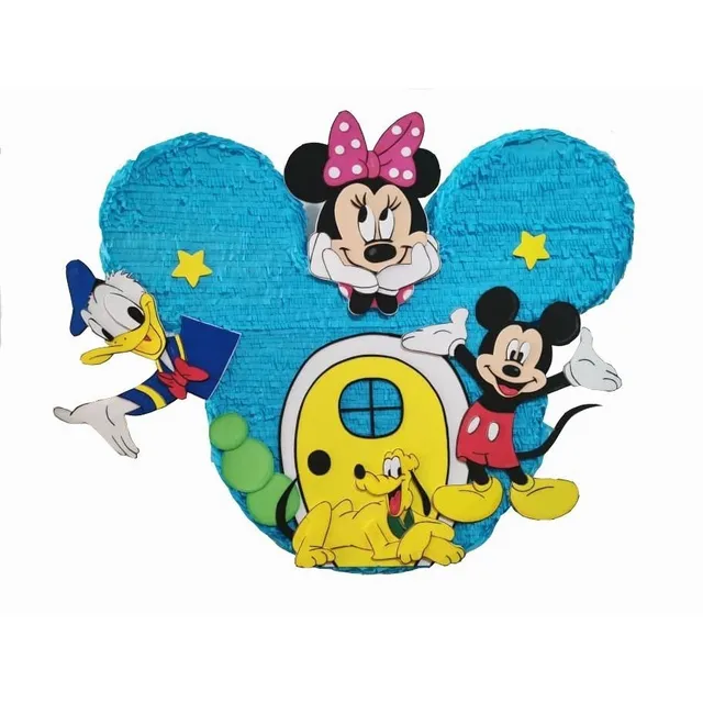 Piñatas Personalizadas, Casa De Mickey Mouse, Minnie, Donald