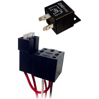 Tomada Conector Soquete Para Rele Com Porta Fusivel E Rele Tomada Conector Soquete Para Rele Com Porta Fusivel E Rele