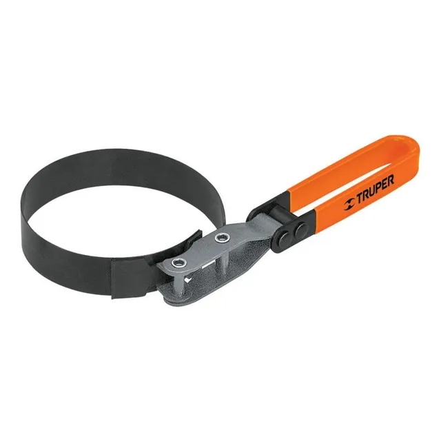 Llave De Banda Metálica 3 3/4' Truper Color Naranja