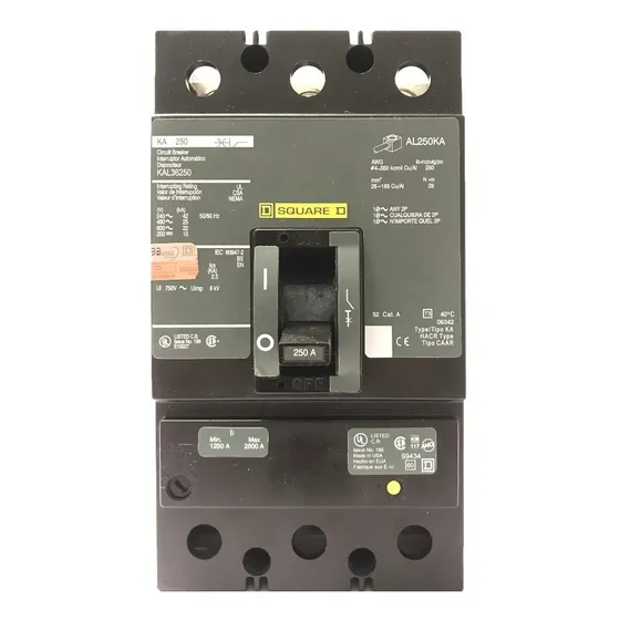 Interruptor Termomagnetico 250a  Kal36250 250amp Squared