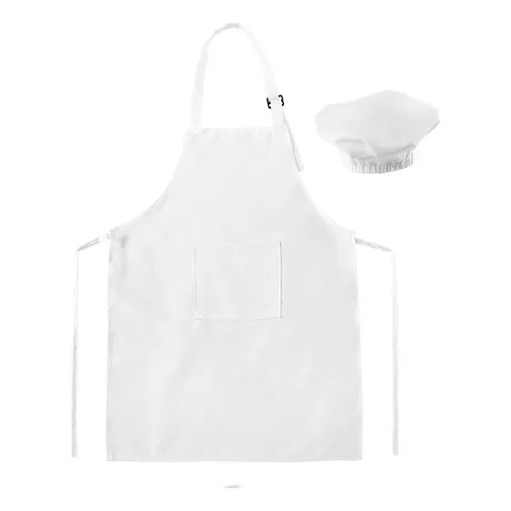 Delantal Con Gorro De Chef Para Niños De 5 A 12 Años