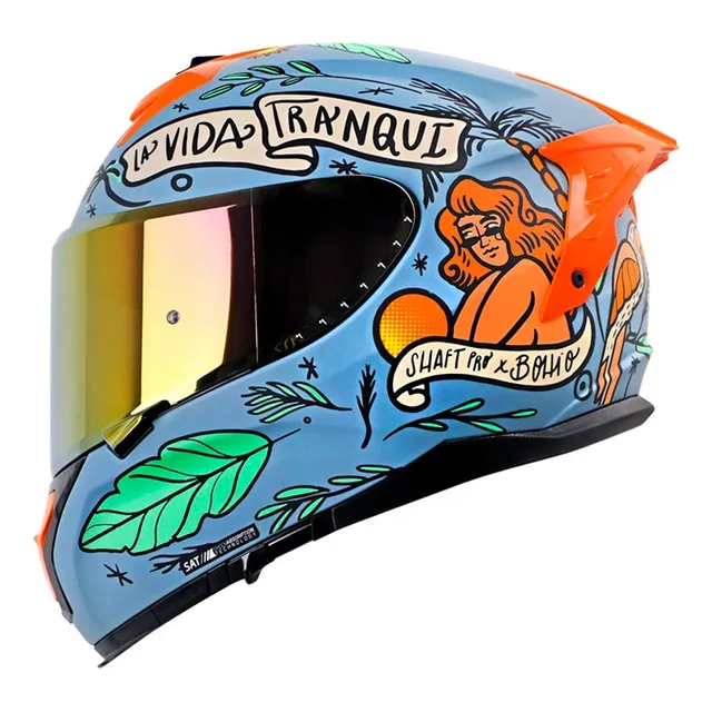 Casco Integral Shaft Pro 610 Dv Evo La Buena Vida Certificad