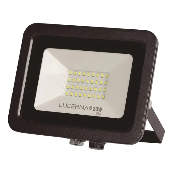 Reflector Led Compacto 30w Luz Calida 3000k Ip65 2700 Lumen