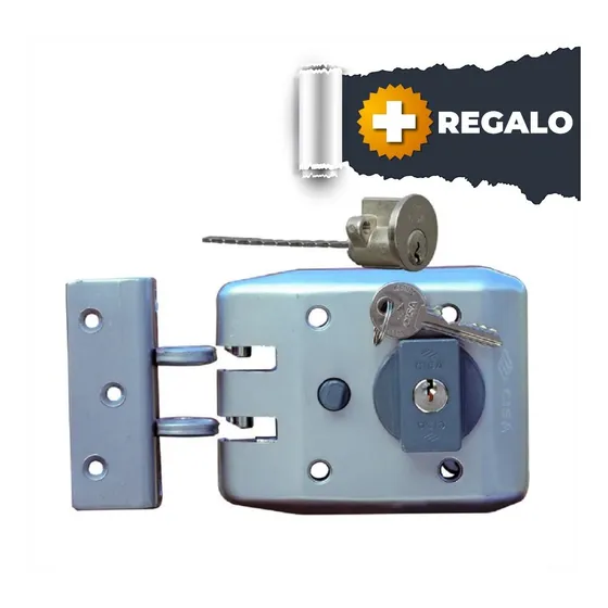 Cerradura Jimmy Proof Cisa Cilindro Suelto Pomo Móvil 60mm