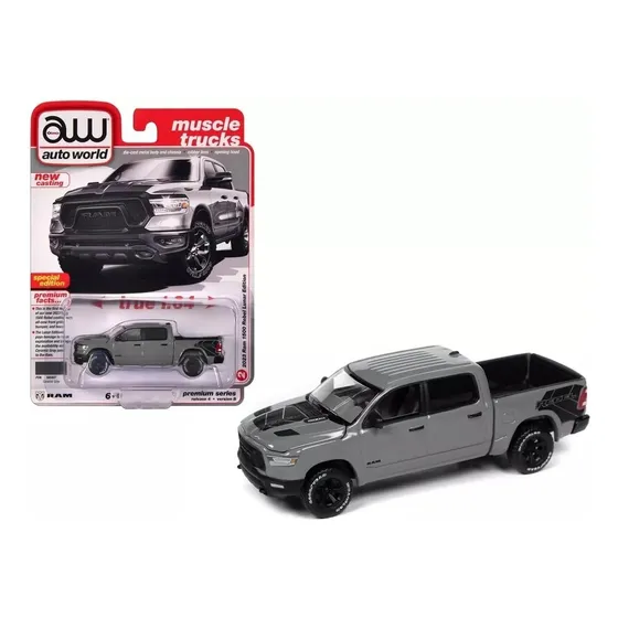 Auto World Dodge Ram 1500 Ruedas De Goma Mide 9 Cm E:1/64