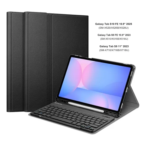 Funda Con Teclado Inalámbrico Samsung Galaxy Tab S9 Y S9 Fe