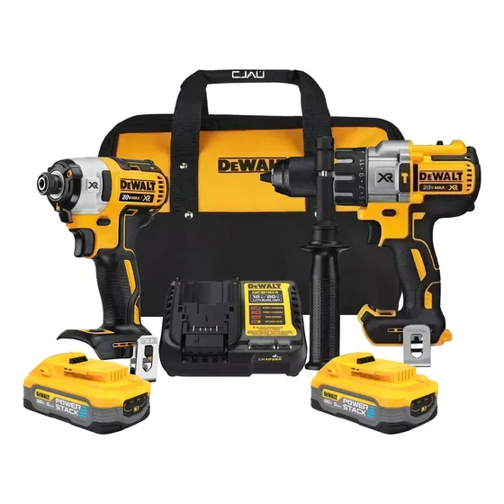 Combinación de taladros de impacto Dcd996 + Paraf Dcf887 = DCK299h2, color amarillo, 20 V