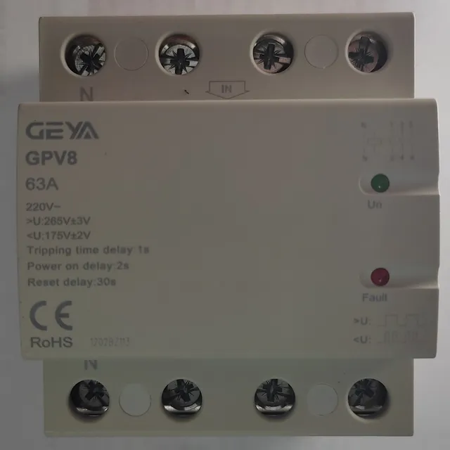 Protector De Voltaje 63 Amp 4 Fases