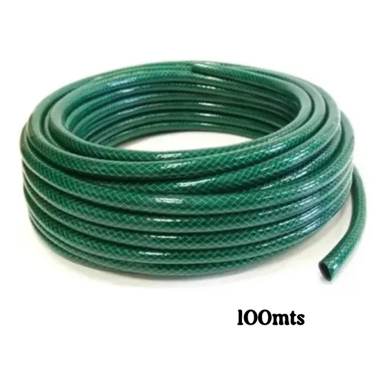 Manguera De Jardin Tipo Culebra 1/2 PuLG 100mts Bell Power