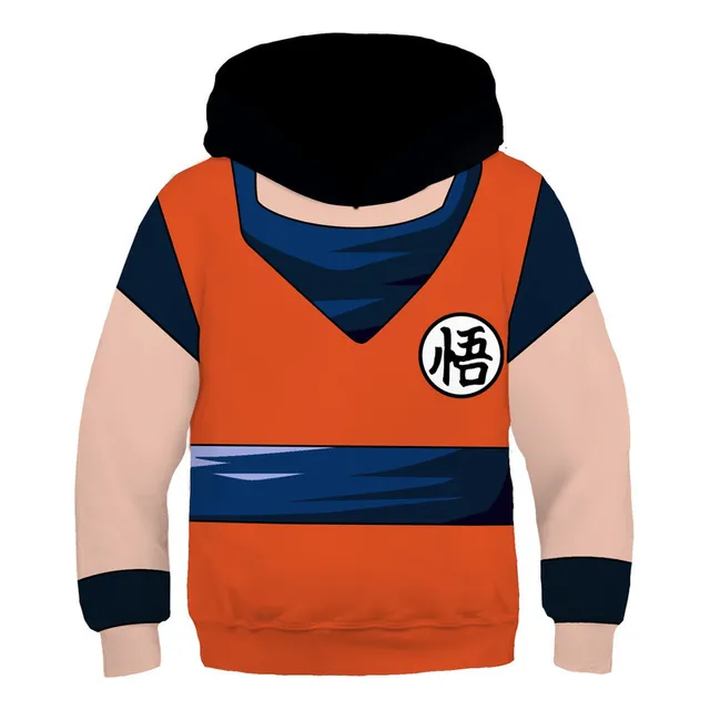 Moletom Infantil Com Capuz Dragon Ball Sparking Zero