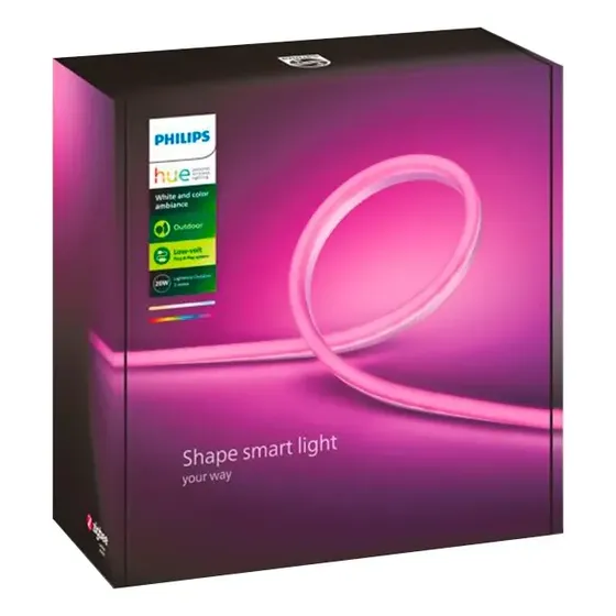 Tira De Luces Led Para Exterior Philips Hue 2 Mts Multicolor