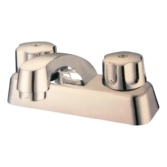 Llave Grifo Para Lavamanos, Plástico Cromado Brillante 