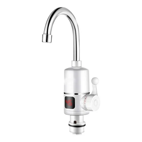Calentador De Agua Instantaneo Cocina Grifo Calor Excelente Color Blanco