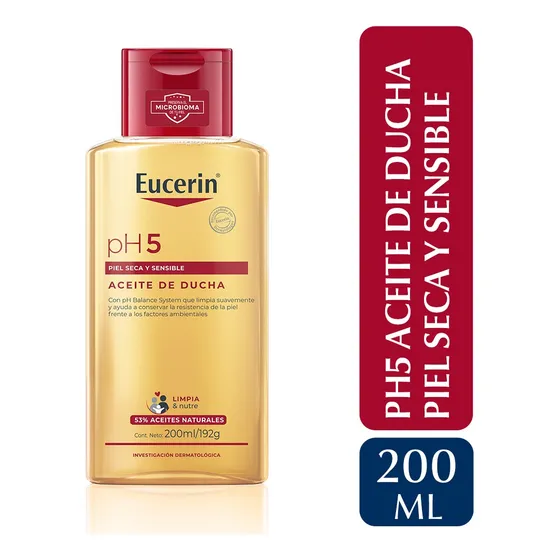 Eucerin Ph5 Aceite De Ducha Piel Seca Y Sensible X 200 Ml