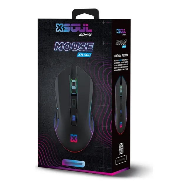 Mouse Gamer Xm 500 Soul Rgb