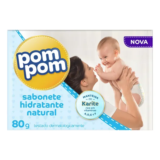 Sabonete Infantil Pom Pom Loção Hidratante 80gr