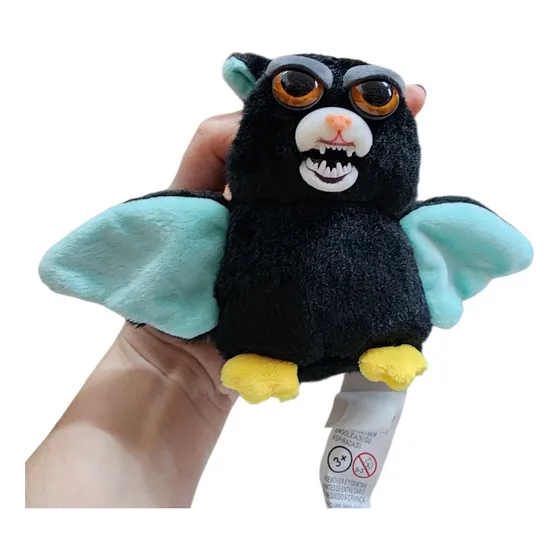 Morcego Pelúcia Chaveiro Feisty- Muda A Face - Br Machine