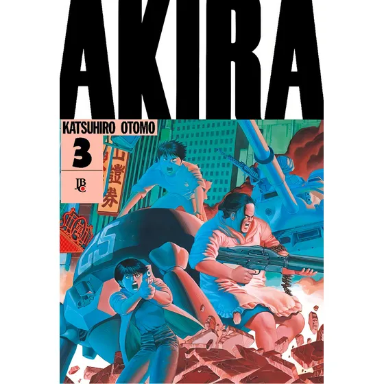 Akira - Vol. 3, de Otomo, Katsuhiro. Editorial Editora JBC, capa mole em português, 2023