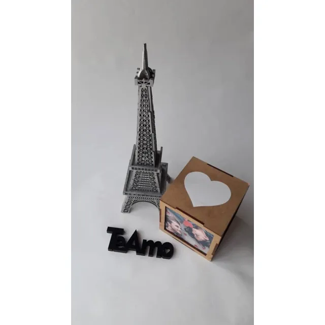 Torre Eiffel Mdf 25cms / Adorno / Recuerdo / Ctro Mesa