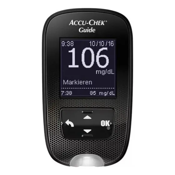 Medidor De Tiras Reactivas X 50 Accuchek Roche Guide Color Negro