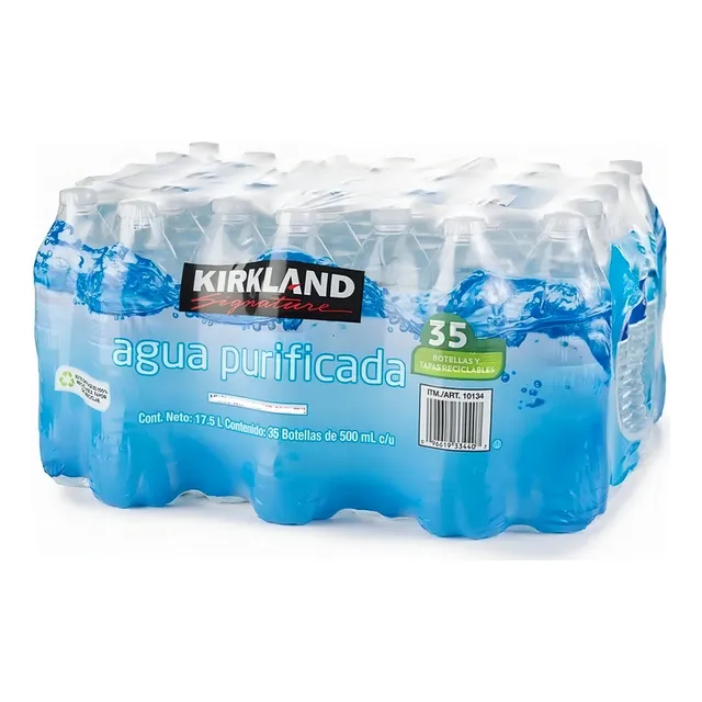 Agua Purificada 35 Botellas De 500 Ml Kirkland Signature