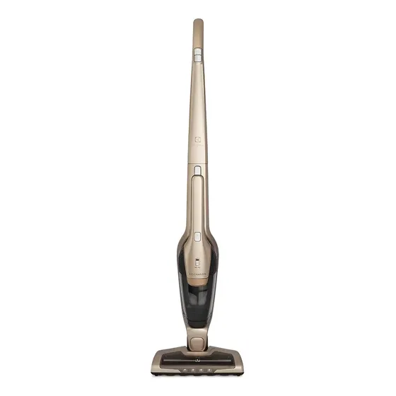 Aspirador de Pó Vertical Sem Fio Electrolux Ergorapido 2 em 1 Bocal Pet até 45 min Dourado (ERG26) B