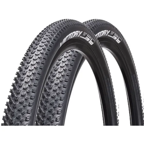 Par Neumáticos Chaoyang Victory 29 X 2.00 Mtb Alambre Promo para bicicleta, color negro