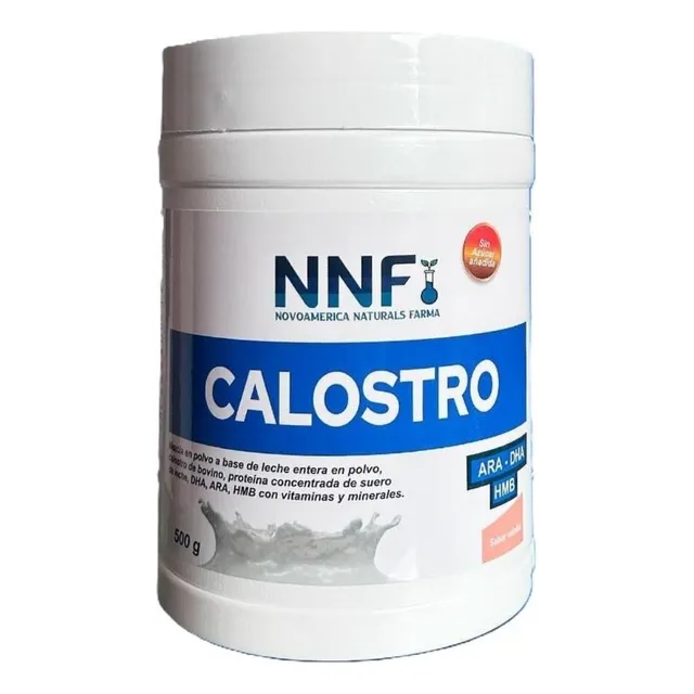Calostro Bovino Polvo Sabor Vainilla 500g Pote