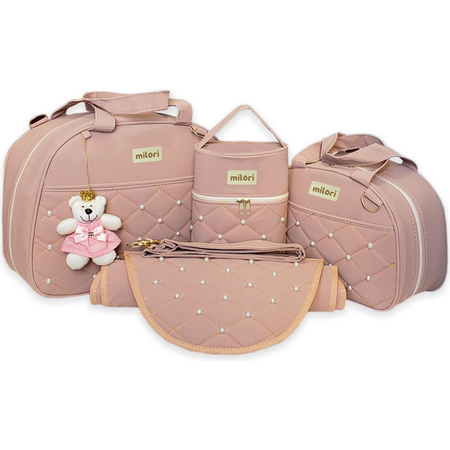Bolsa Maternidade Saída Kit Mala Bebê Menina Menino 4 Peças Bolsa Maternidade Saída Kit Mala Bebê Menina Menino 4 Peças