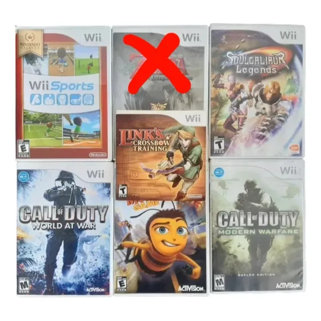 Videojuegos Originales Nintendo Wii Soul Calibur, Zelda, Bee
