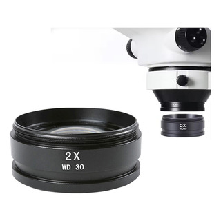 Lente Barlow 2.0x Para Microscopio Estereoscópico Con Zoom Lente Barlow 2.0x Para Microscopio Estereoscópico Con Zoom