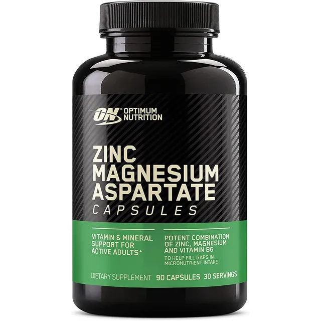 Zinc, Magnesio Aspartate 90 Capsulas Optimum Nutrition