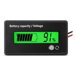 Medidor De Voltagem Lcd 12v-84v, Indicador De Capacidade Medidor De Voltagem Lcd 12v-84v, Indicador De Capacidade