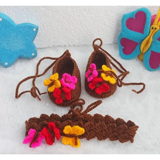 Zapatos A Crochet Para Bebes