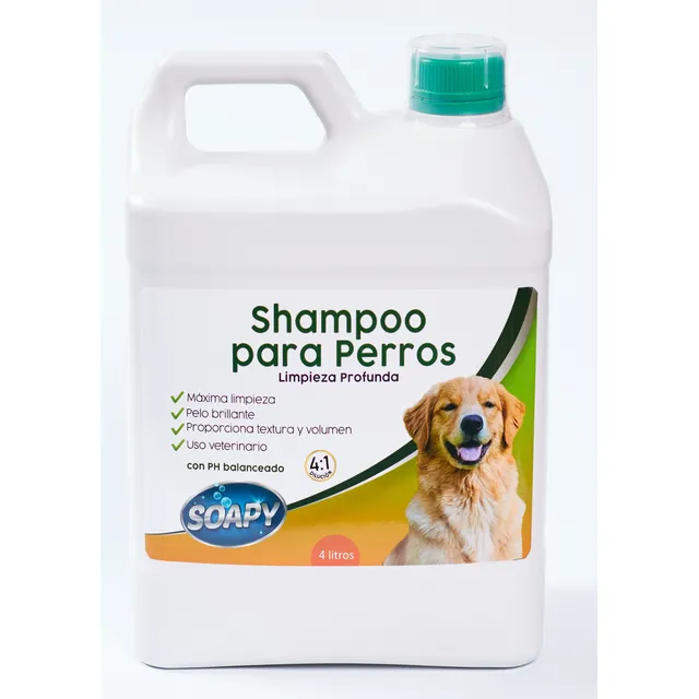 Shampoo Perros Y Gatos Concentrado 4 Litros Rinde 20 Litros 