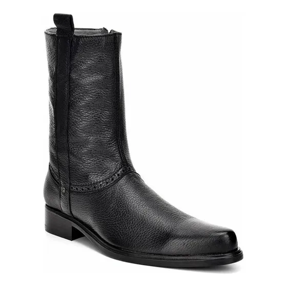Bota Cuadra Original Con Cierre Piel Genuina Venado 801vnvn