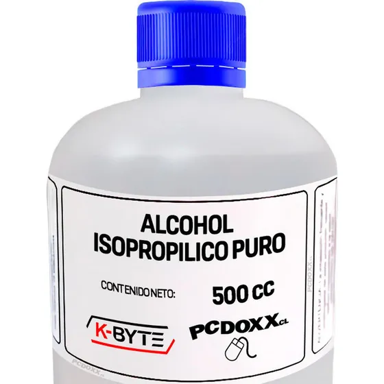 Botella Con Isopropilico Sin Dispensador Con Alcohol Puro
