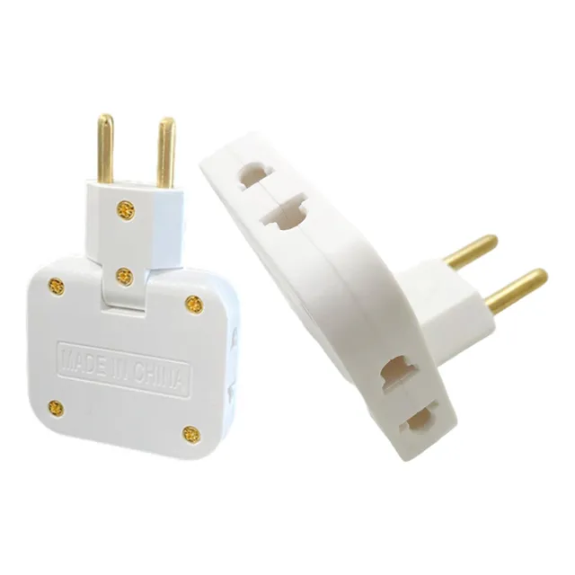 Adaptador Enchufe Redondo Extensión Triple Universal - E037