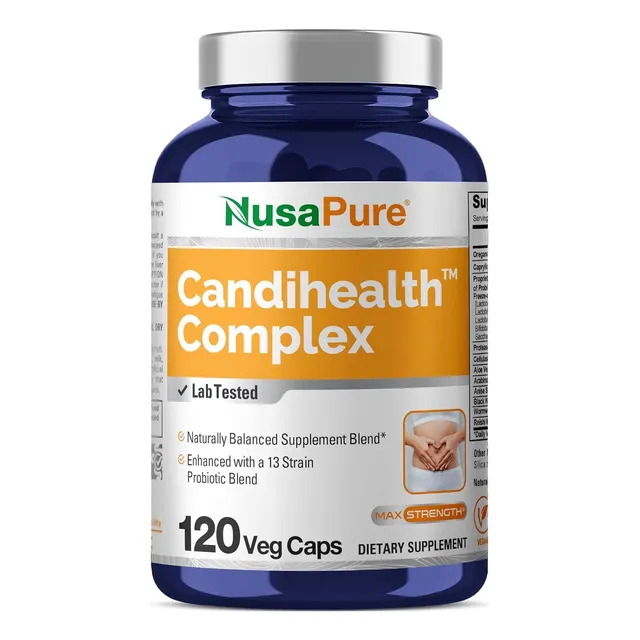 Nusapure Candihealth Complex Candida Max Potencia X 120 Caps
