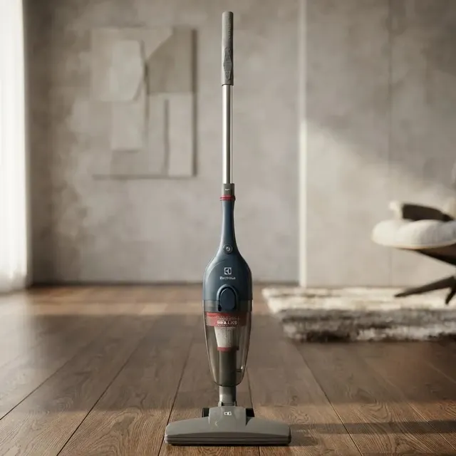 Aspirador de Pó Vertical com Fio Electrolux 1100W 2 em 1 Filtro HEPA Azul (STK13A)