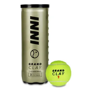 Bola De TĂȘnis Inni Grand Clay - Tubo C/ 3 Bolas Bola De TĂȘnis Inni Grand Clay - Tubo C/ 3 Bolas
