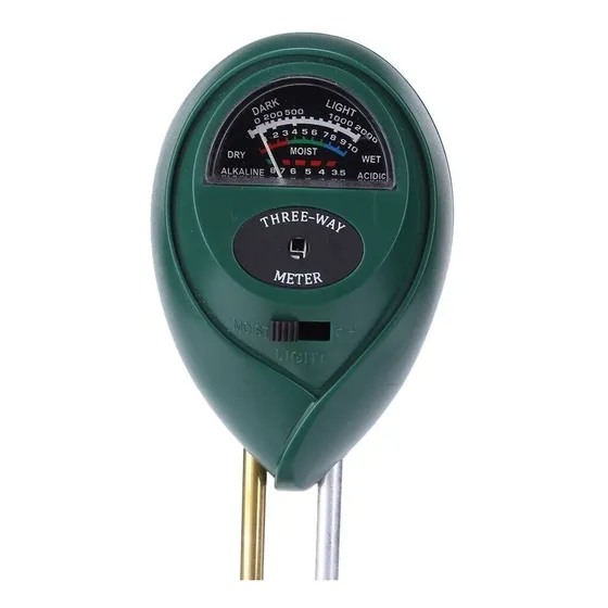 Medidor De Suelo 3 En 1 Ph - Humedad - Luz -tierra