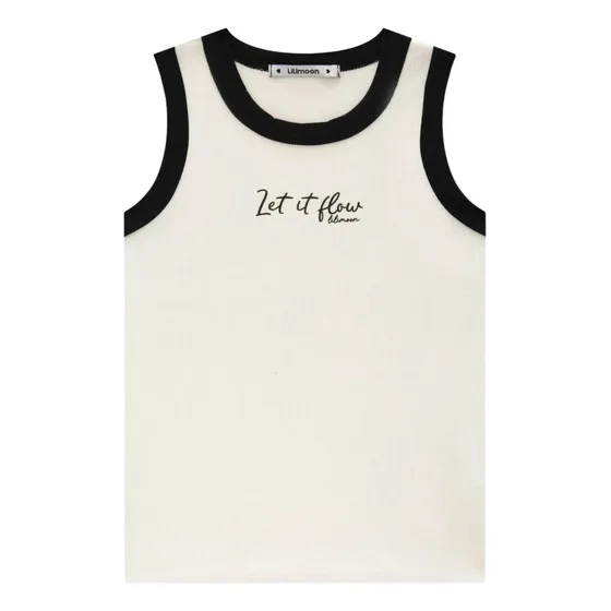 Regata Verão Em Canelado Lilimoon Off White 82709