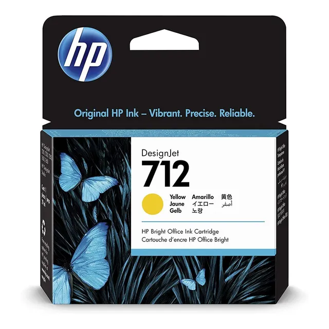 Tinta Hp Designjet 712 3ed69a 29ml Color Amarillo