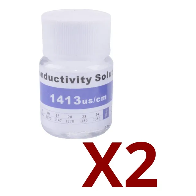 2 Und Solucion Para Calibrar Orp Conductividad 1413us/cm